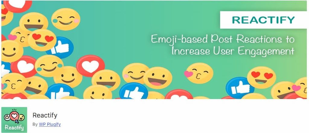 Reactify plugin for emoji reactions