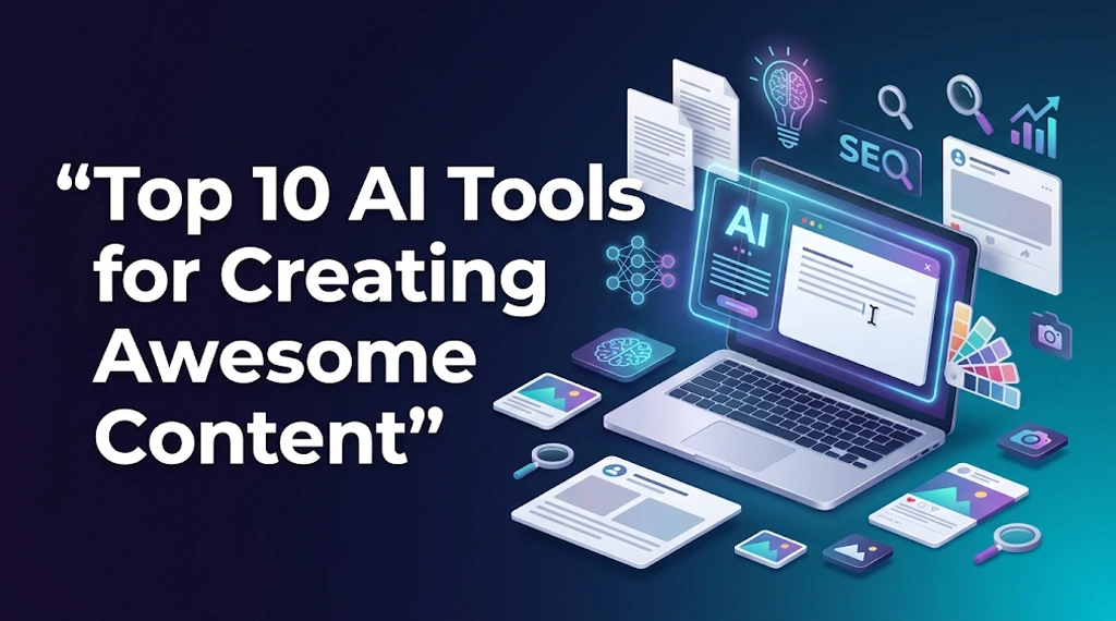 Top 10 AI Tools for Creating Awesome Content